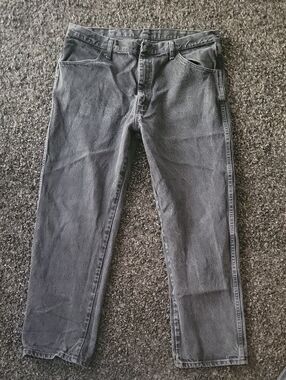 Rustler Men's Black Straight Leg Jeans